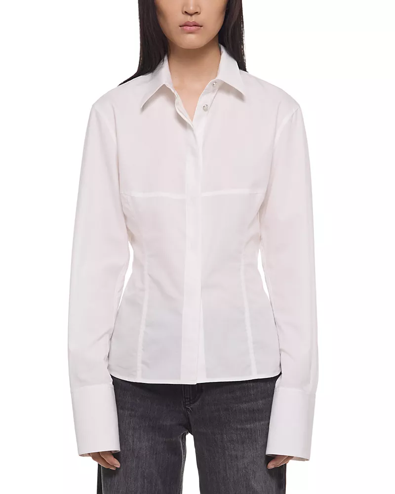 Helmut Lang Cotton Corset Shirt