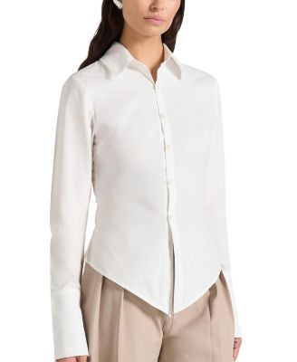 Sonia Tailored Cotton Cinch Shirt