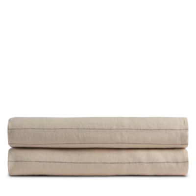 Linen Stripe Fitted Sheet, Full