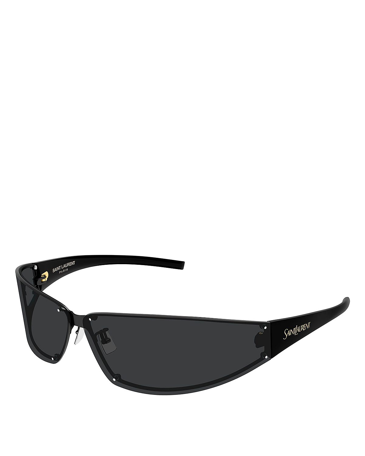 Saint Laurent Rectangular Sunglasses, 82mm