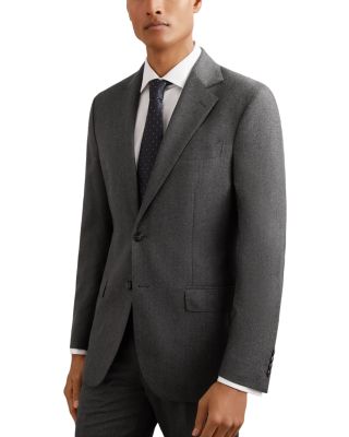 Jackal Wool Classic Fit Herringbone Blazer
