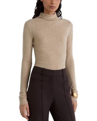 Heidi Ruched Mock Neck Top