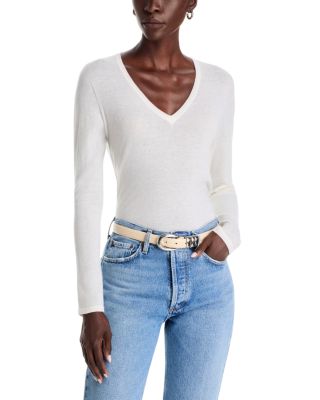 Machine Washable Cashmere V Neck Sweater