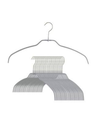 Silhouette Steel Grip Clothing Hanger, Model 42FT, Set of 20