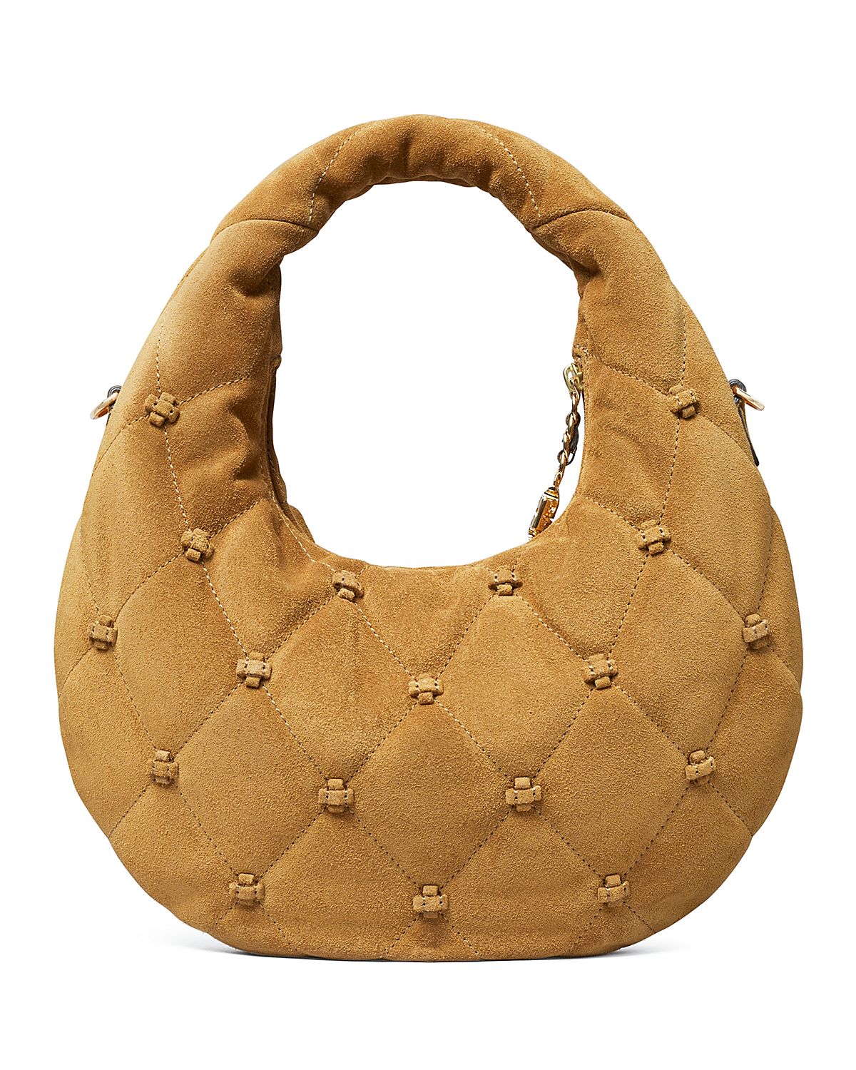 Tory Burch Bunny Knot Suede Crossbody