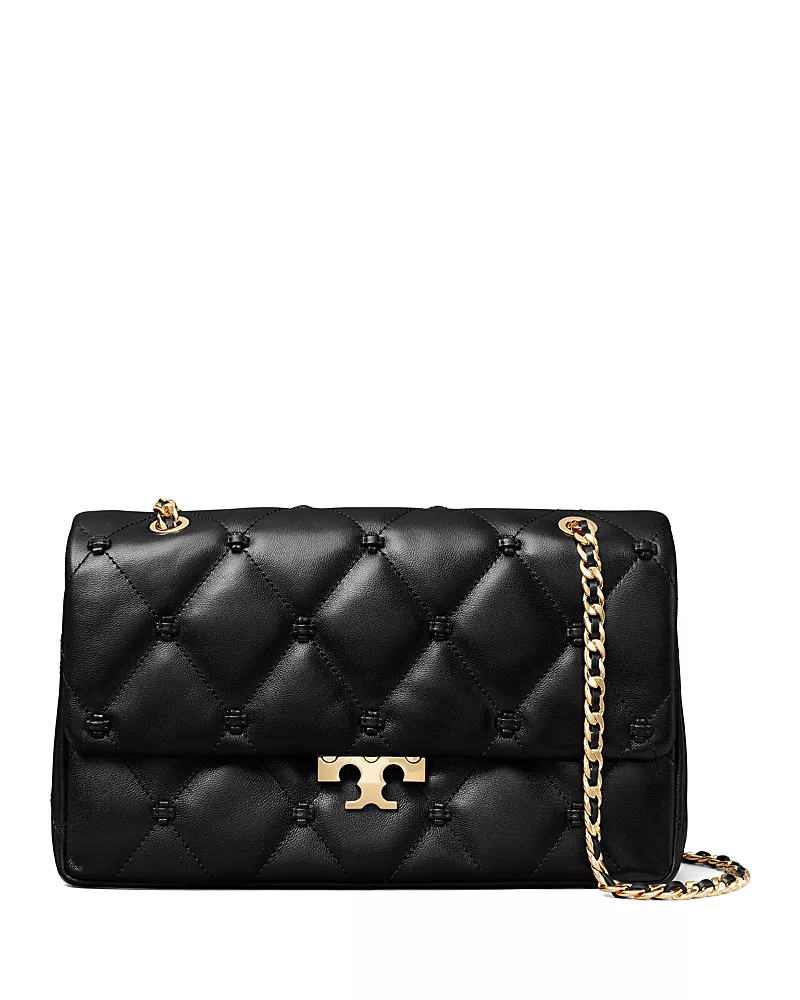 Tory Burch Bunny Knot Quilted Leather Shoulder Bag
