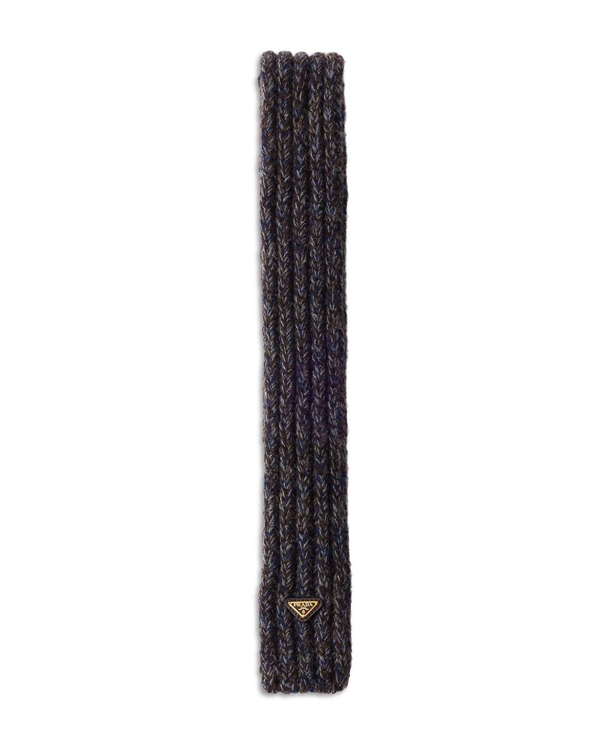 Prada Wool and Mouline Cashmere Scarf