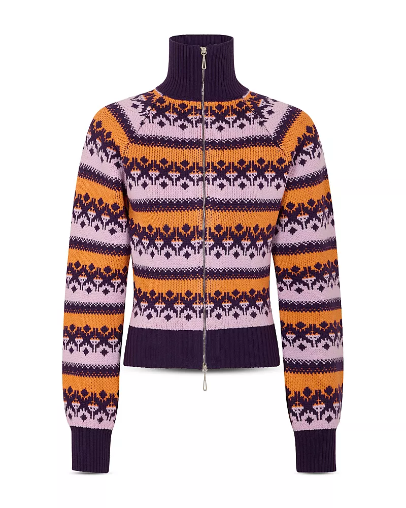 Rabanne Wool Blend Zip Cardigan