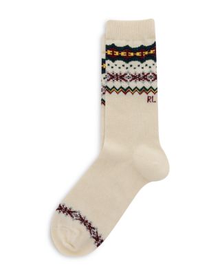Holiday Fair Isle Crew Socks