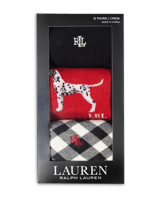 Dalmatian Crew Socks Gift Box, Set of 3