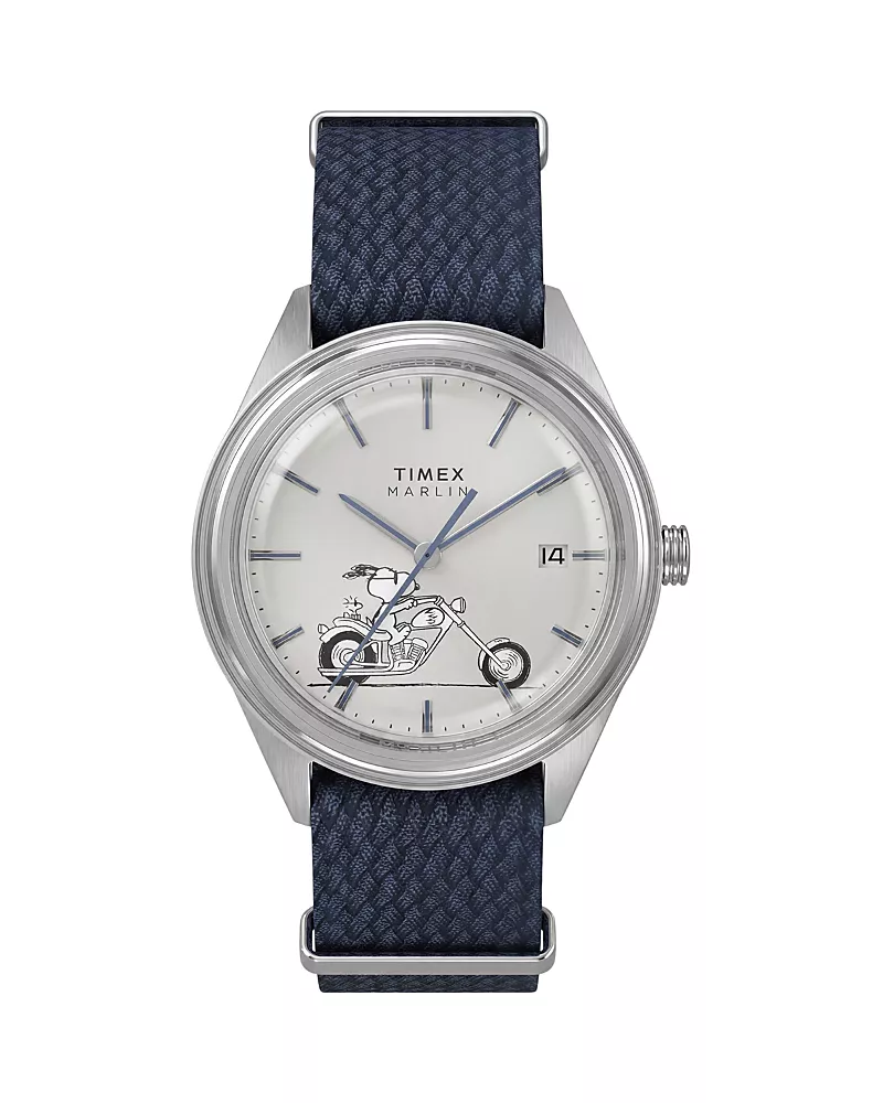 Timex x Peanuts Marlin Jet Easy Rider Watch, 38mm