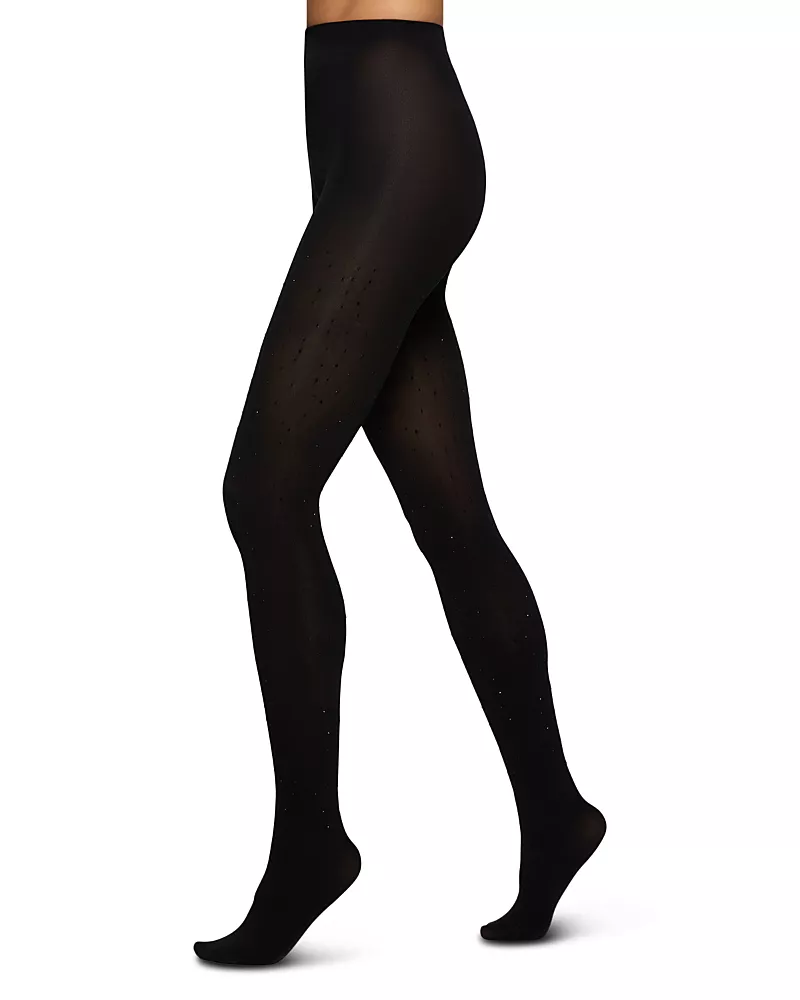 Hue Bedazzled Opaque Tights
