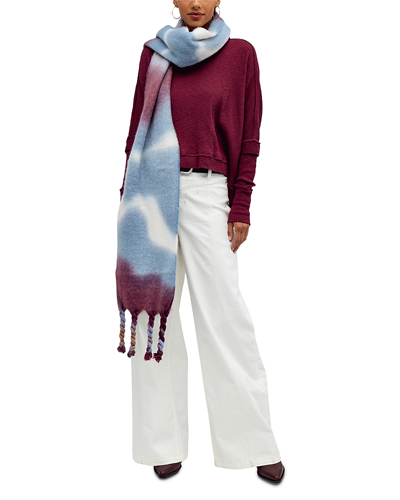 Free People Winter Days Cotton Blend Blanket Scarf