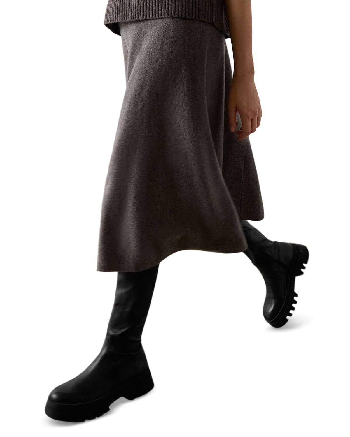 Wool Midi Skirt thumbnail 4