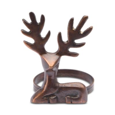 Sitting Reindeer Napkin Ring - Exclusive