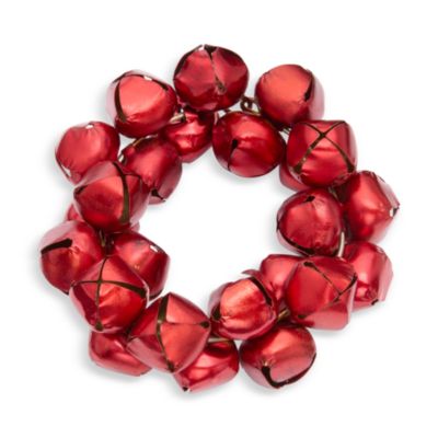 Red Jingle Bell Cluster Napkin Ring - Exclusive
