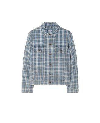 Check Denim Jacket