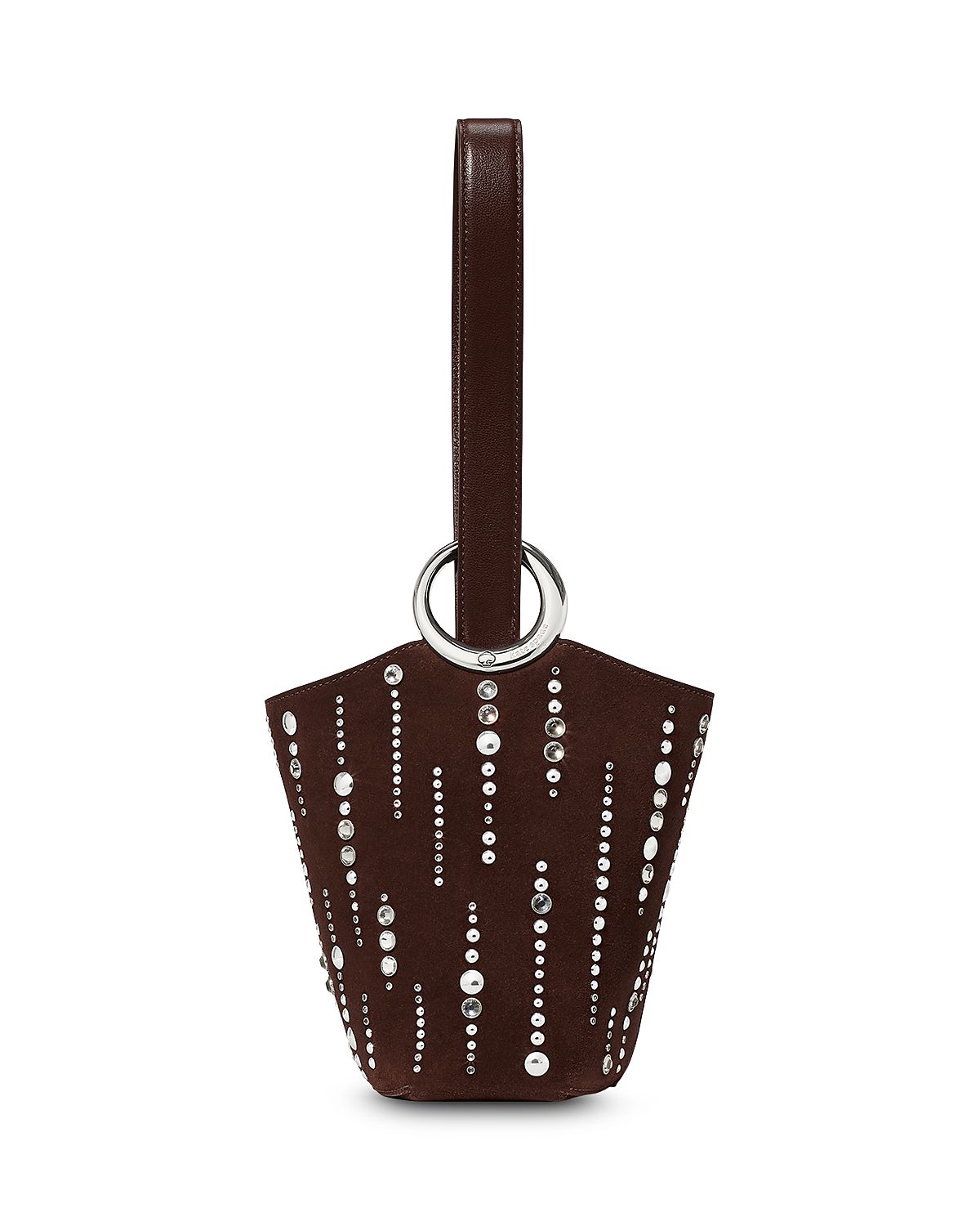 kate spade new york Halo Embellished Suede Mini Bucket Bag
