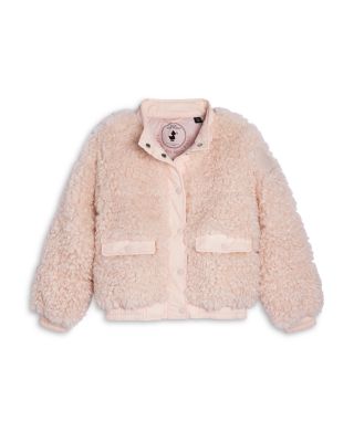 Girls' Eriko Faux Sherpa Bomber Jacket - Little Kid, Big Kid