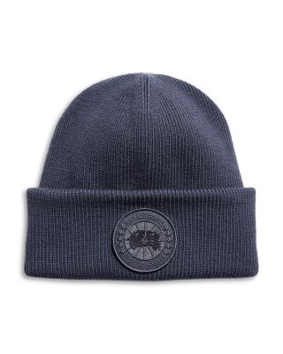 Arctic Disc Merino Wool Logo Patch Ribbed Toque 