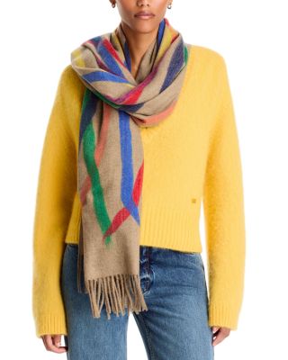 Punch Needle Swirl Scarf