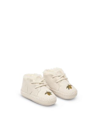 x Konges Sløjd Unisex Embroidered Suede Sneakers – Baby