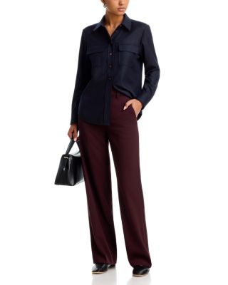 Flap Pocket Wool Shirt - thumbnail 2