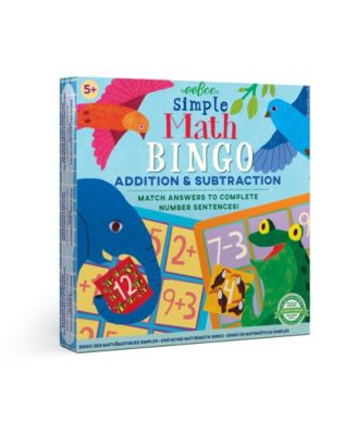  Bingo Simple Math, Ages 5+