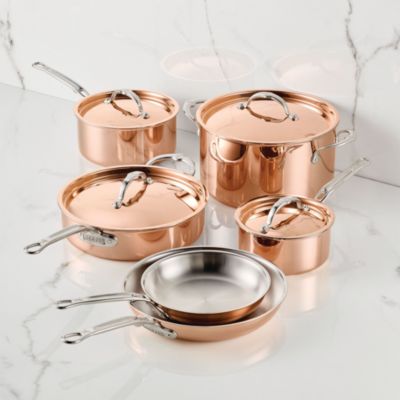 CopperBond Aura 10 Piece Professional Copper Cookware Set