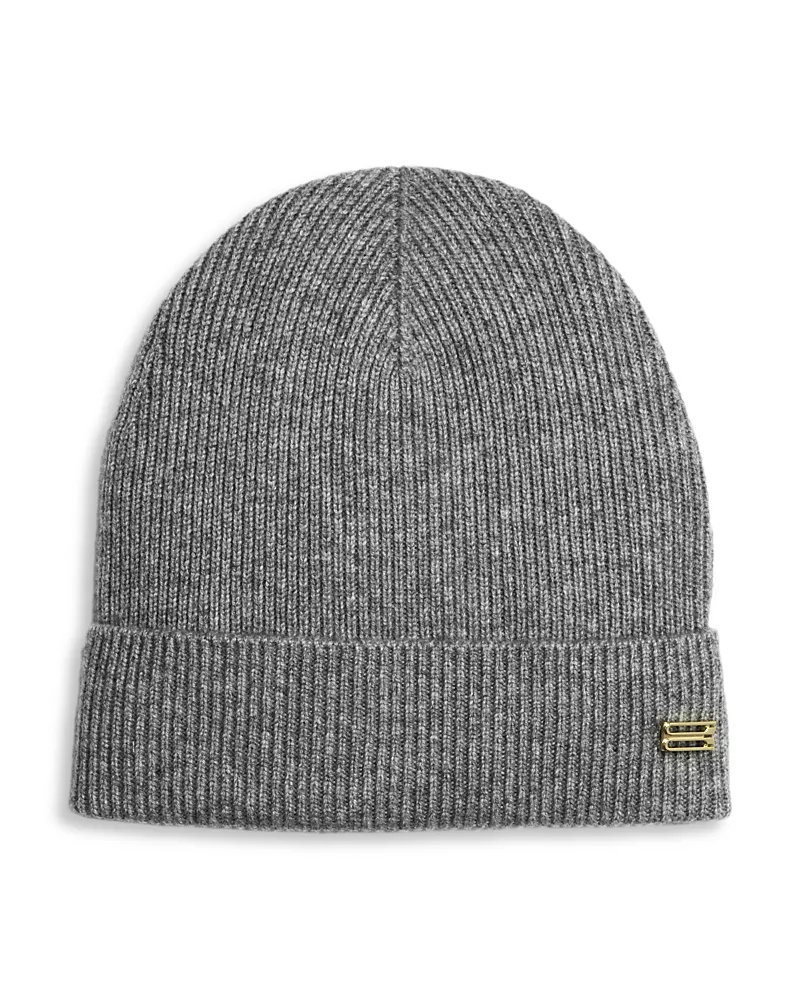 Victoria Beckham Ribbed Beanie Hat