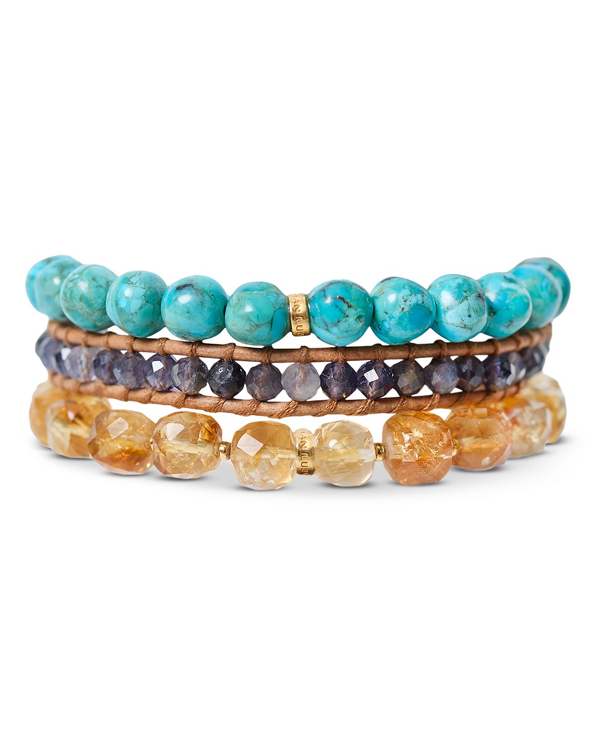 Chan Luu Trinity Gemstone Bracelets