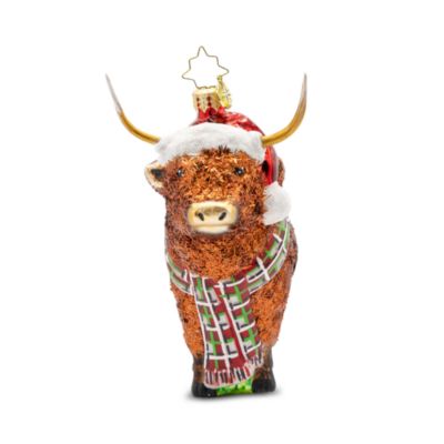 Highland Holiday Glass Ornament
