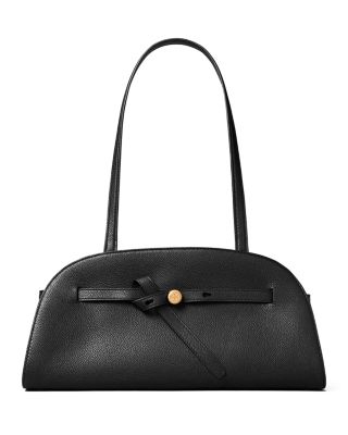 Romy East West Bauletto Leather Shoulder Bag