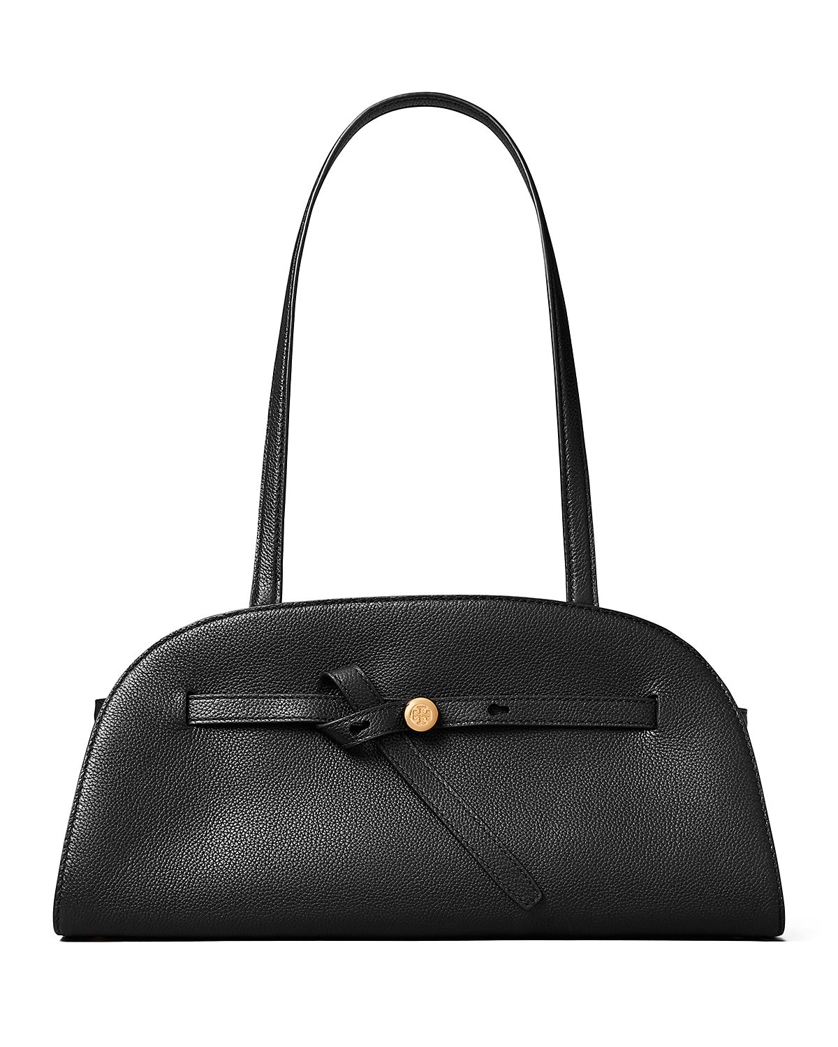 Tory Burch Romy East West Bauletto Leather Shoulder Bag