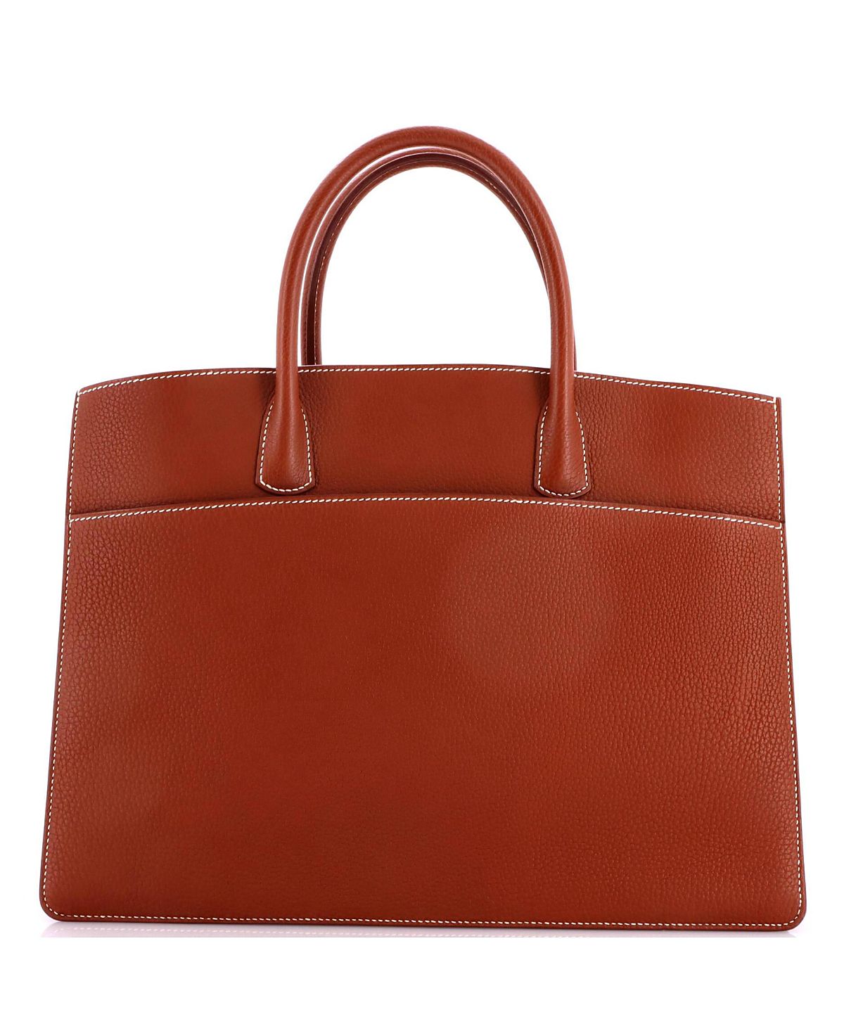 Pre-Owned HERMES Bus Bag Leather Tote