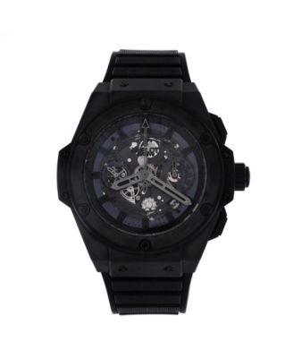  Big Bang Unico King Power Black Magic Chronograph Automatic Watch in Ceramic and Rubber 48mm