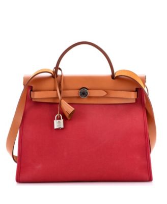 31 Herbag Zip Leather and Toile