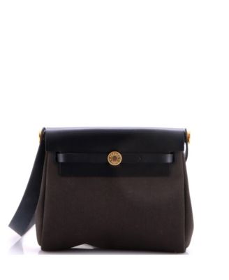 Herbag Zip Canvas & Leather Crossbody