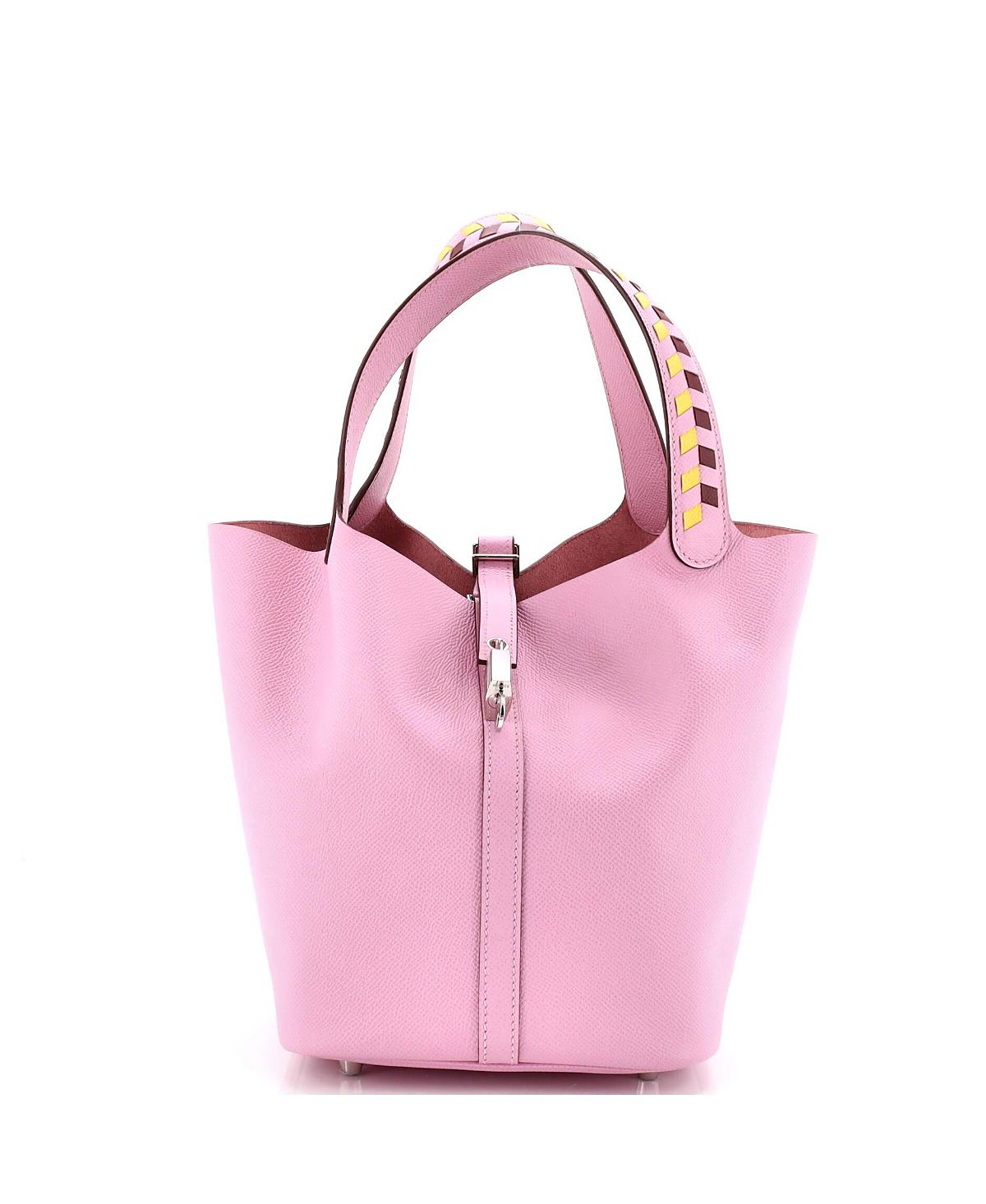 Pre-Owned HERMES Picotin Lock Mm Tressage Epsom Leather Tote