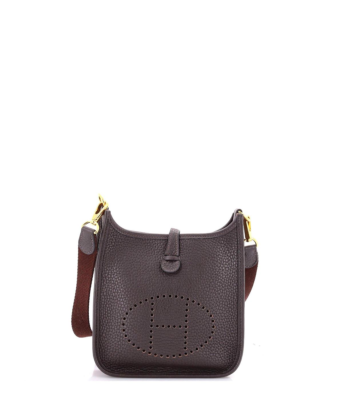 Pre-Owned HERMES Evelyne Clemence Leather Crossbody