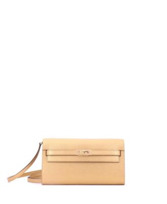 Kelly Metallic Leather Wallet