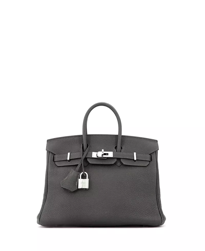 Pre-Owned HERMES Birkin 25 Leather Satchel
