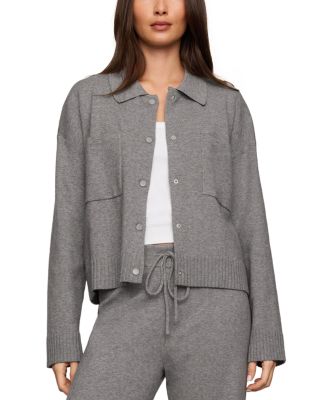 Slowdown Snap Front Sweater Jacket