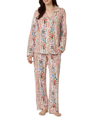 Cotton Stretch Knit Pajama Set