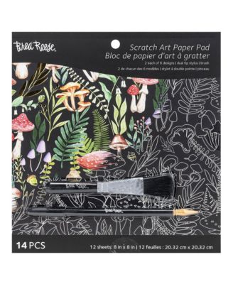 Nature Scratch Art Paper Pad, Ages 13+