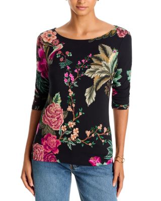 The Janie Favorite Ruched Sleeve Tee