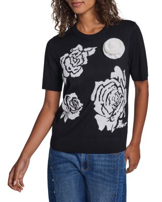 Rose Short Sleeve Sweater