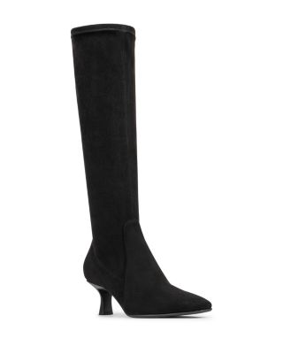 Women's Stretch Suede Knee High Boots