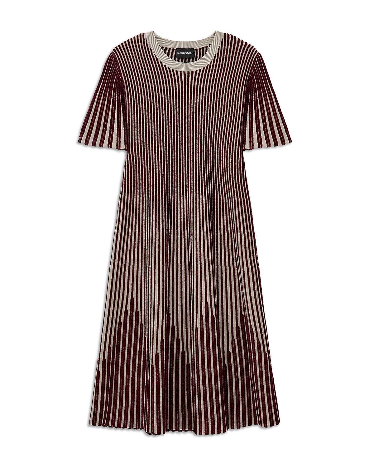 Emporio Armani Knitted Ottoman Dress