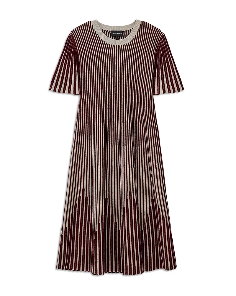 Emporio Armani Knitted Ottoman Dress